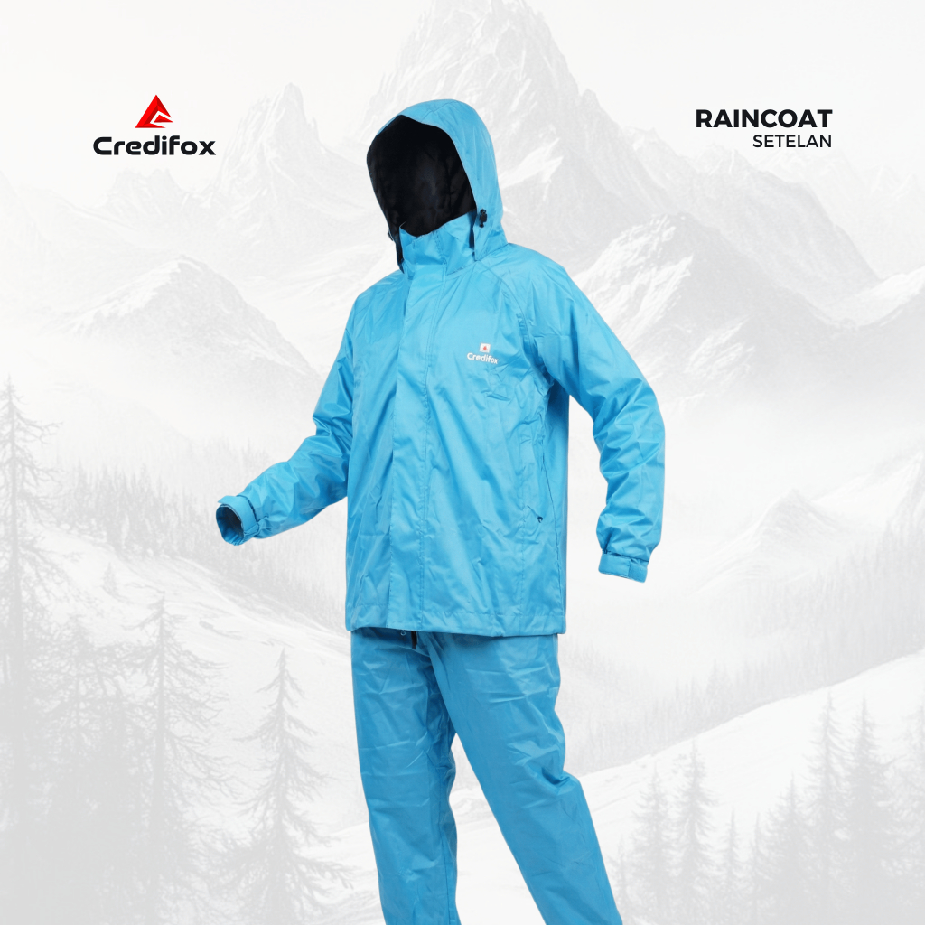 Credifox Raincoat Setelan Taslan Balon Latex Thunder Series foto 1