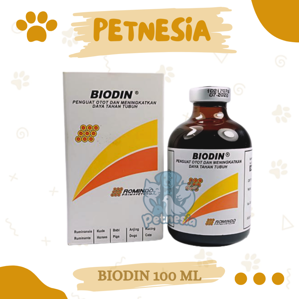 Jual BIODIN 100 ML - Injeksi ATP Intramuskular Untuk Hewan | Shopee ...