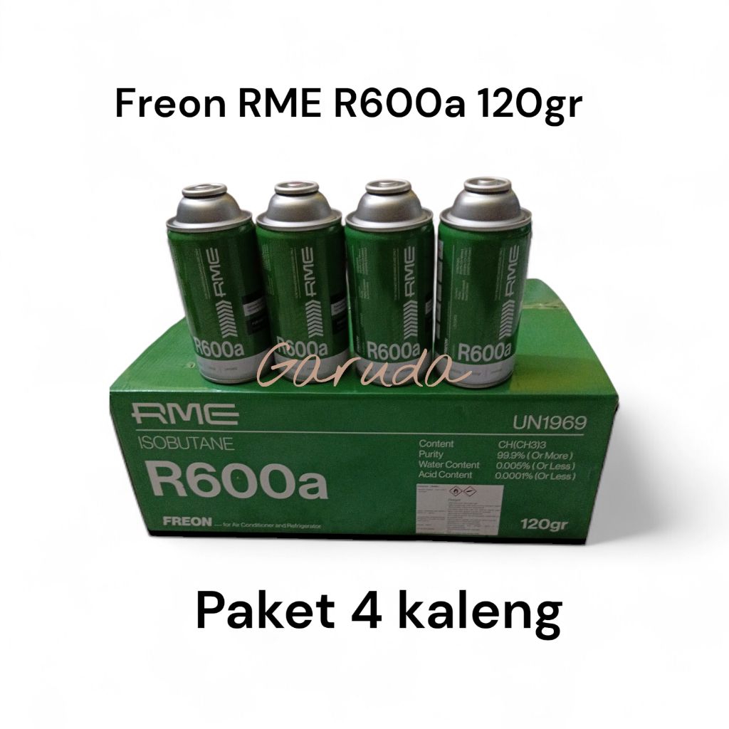 Jual Freon R600 120g RME HARGA PAKET 4 KALENG | Shopee Indonesia