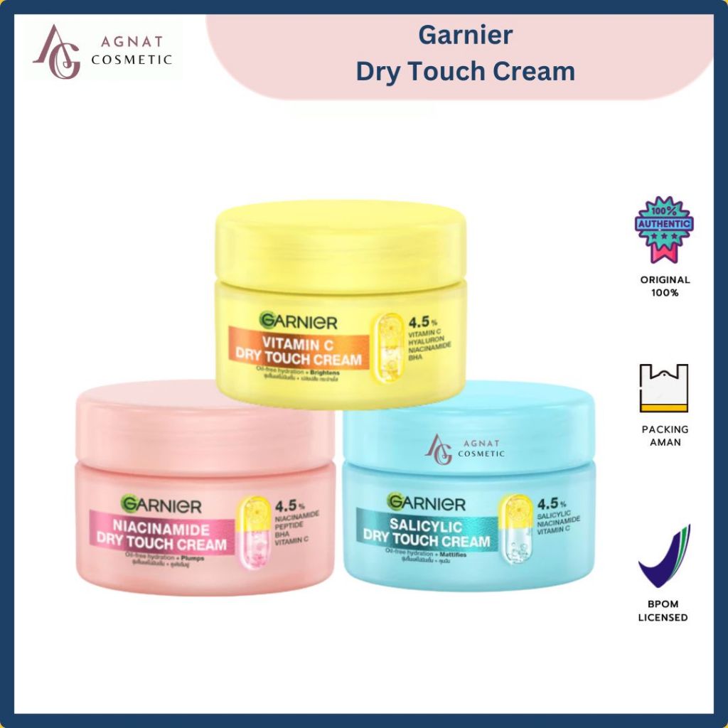 Jual GARNIER Mochi Dry Touch Cream Moisturizer Pelembab Wajah Skin ...