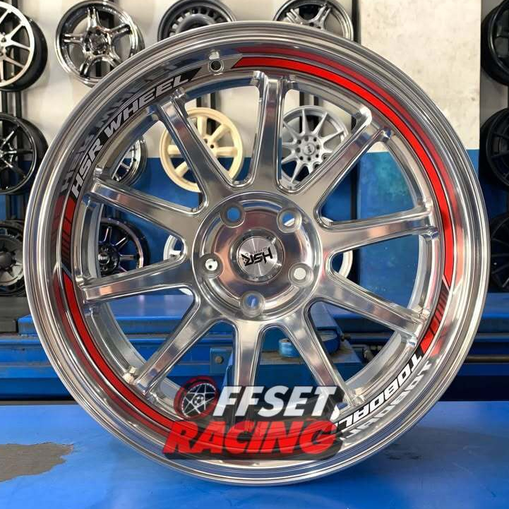 Jual Velg Mobil R18 HSR TOBOALI Ring 18 Chrome Baut 5X114,3 Innova HRV ...