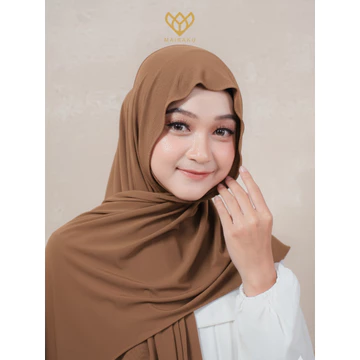 Mairaku Pashmina Inner Bando Oval Jersey Meleyot 2 In 1 Bandana Hanna