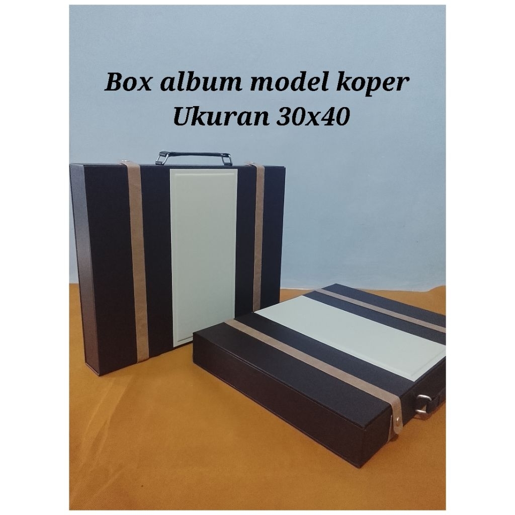 Jual Box album model koper ukuran 30x40 full kulit sintetis | Shopee ...