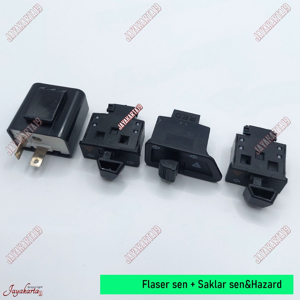 Jual Tombol Saklar Sein& Hazard Motor Honda 30mm 34mm Trapesium Plus ...