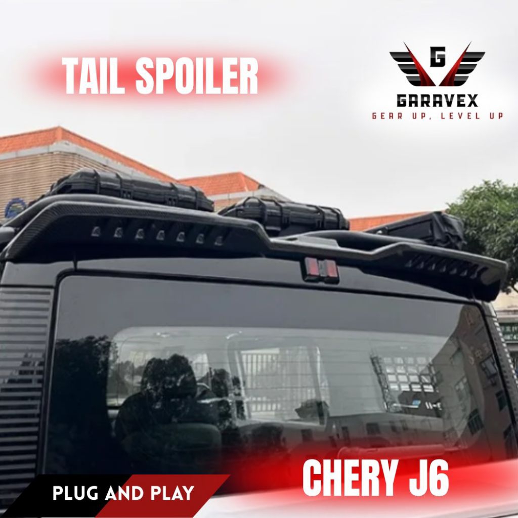 Jual Tail Spoiler Chery J6/ Spoiler Belakang Chery J6/ Aksesoris Chery ...