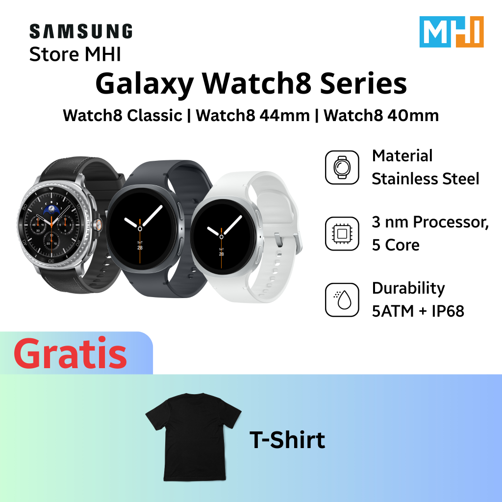 Jual Samsung Galaxy Watch 8 Series 40mm | 44mm | 46mm Classic, Original ...