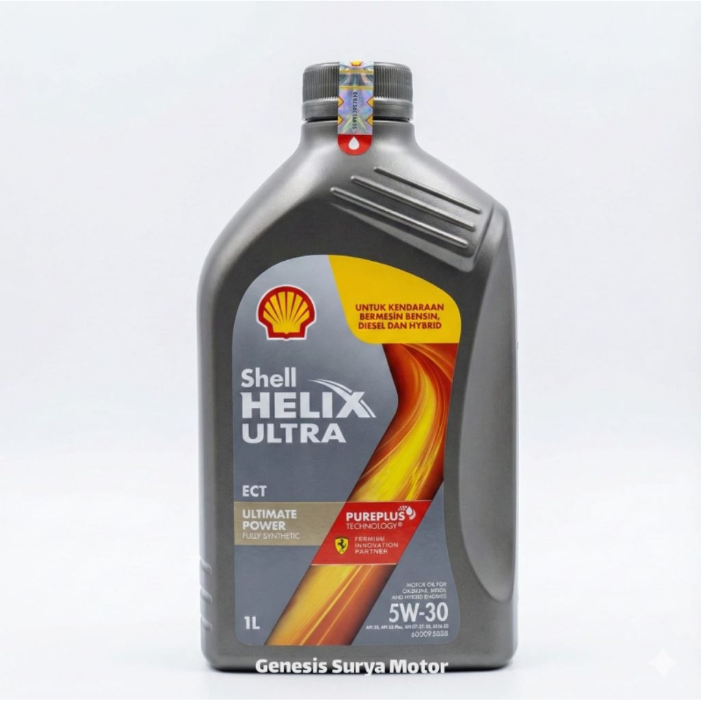 Jual Shell Helix Ultra ECT 5W-30 1liter Full Syntethic Motor Oil ...