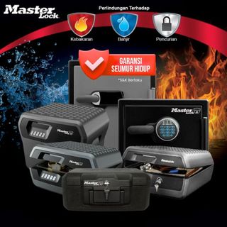 Jual Brankas Master Lock Tahan Api & Air – Fireproof Waterproof Safe ...