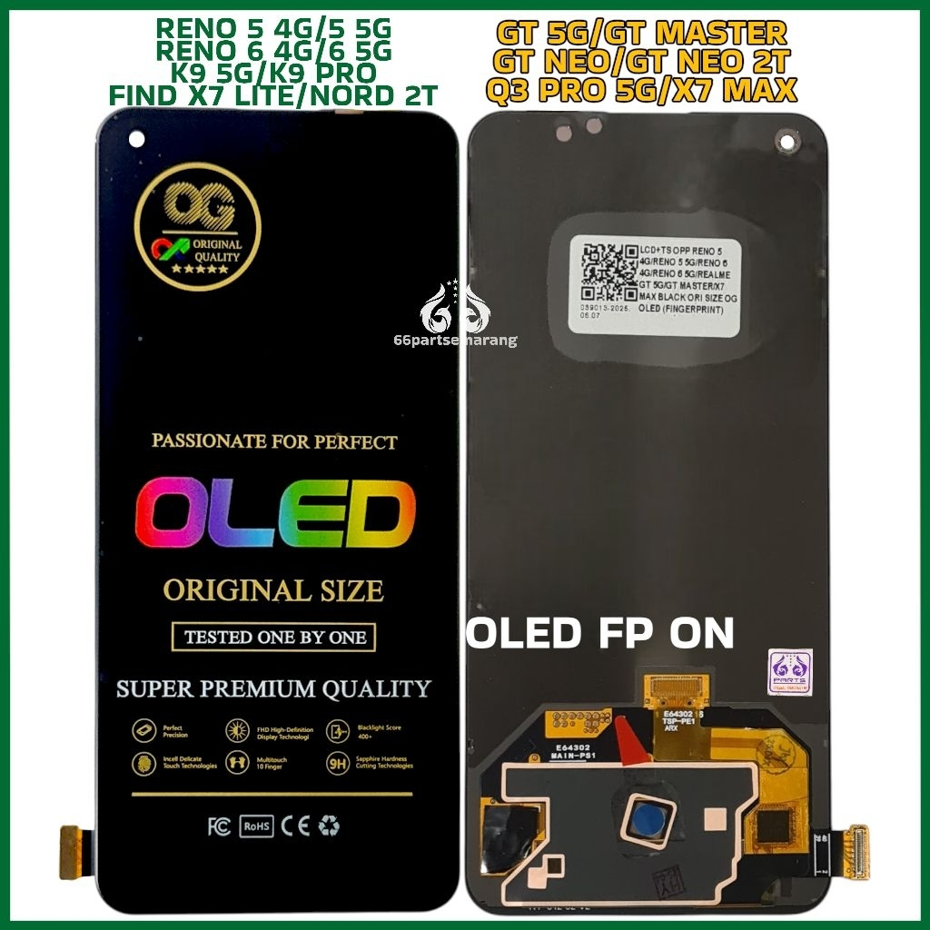 Jual Lcd Touchscreen Oppo Reno 5 4G / 5 5G / 6 4G / 6 5G /Oppo K9 / K9 ...