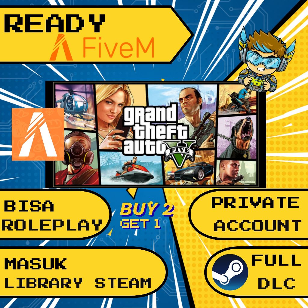 Jual GTA V Roleplay/RP Grand Theft Auto V Steam Private - Beli 2 Gratis ...