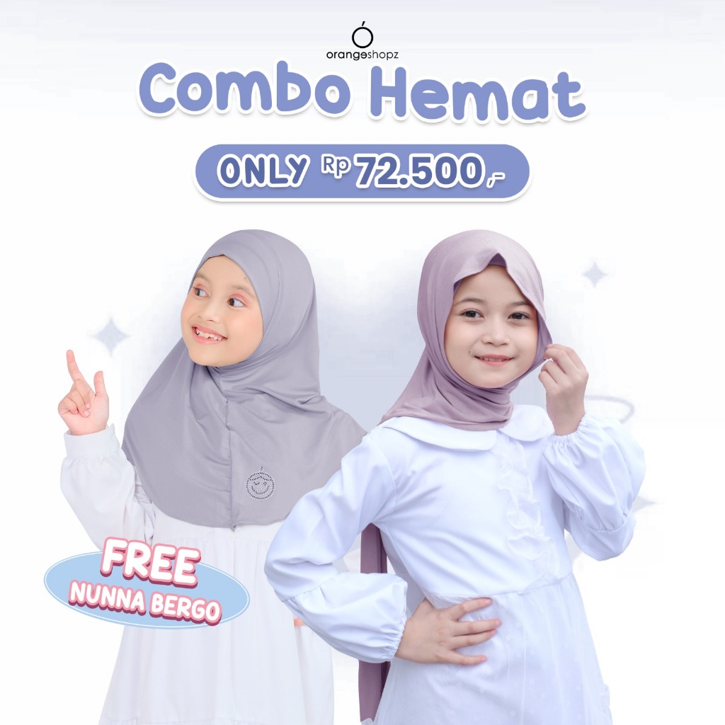 Jual Pashmina Inner Meleyot Anak / Hijab Instan Oval Meleyot Kaos ...