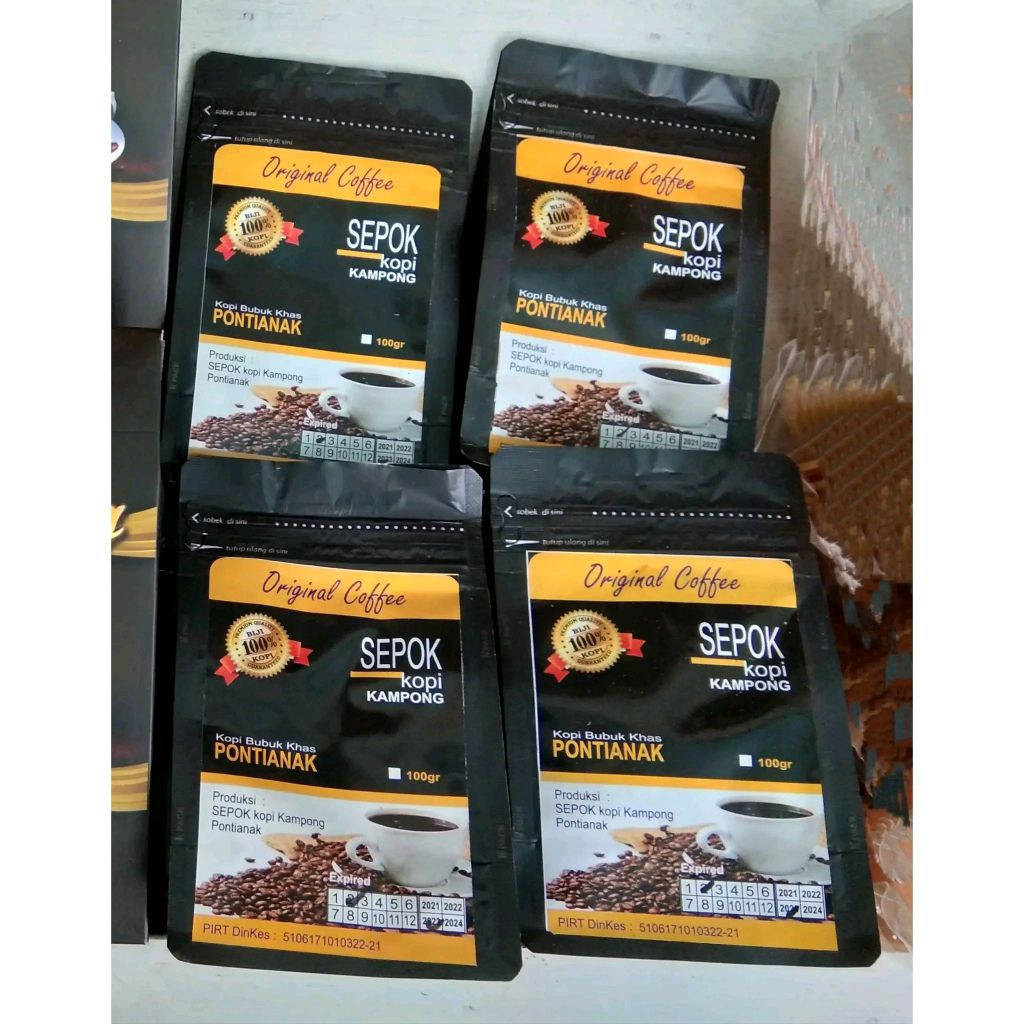 Jual Sepok Kopi Kampong / Kopi Bubuk Khas Pontianak / Oleh oleh Khas ...