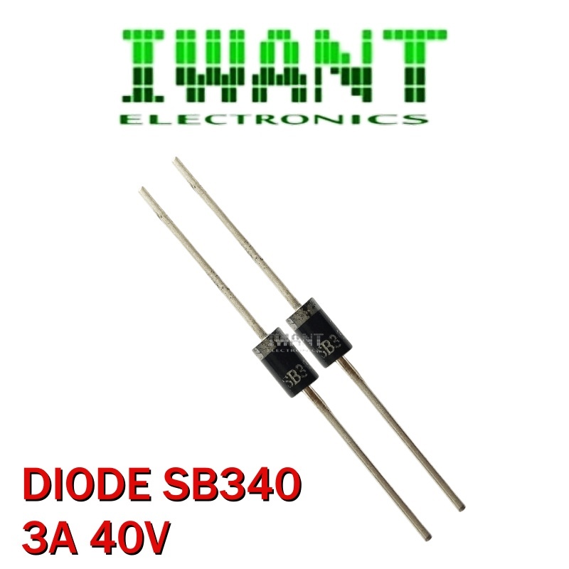 Jual SB340 DIODA SB340 Schottky Barrier Plastic Rectifier 3A 40V DIODA ...