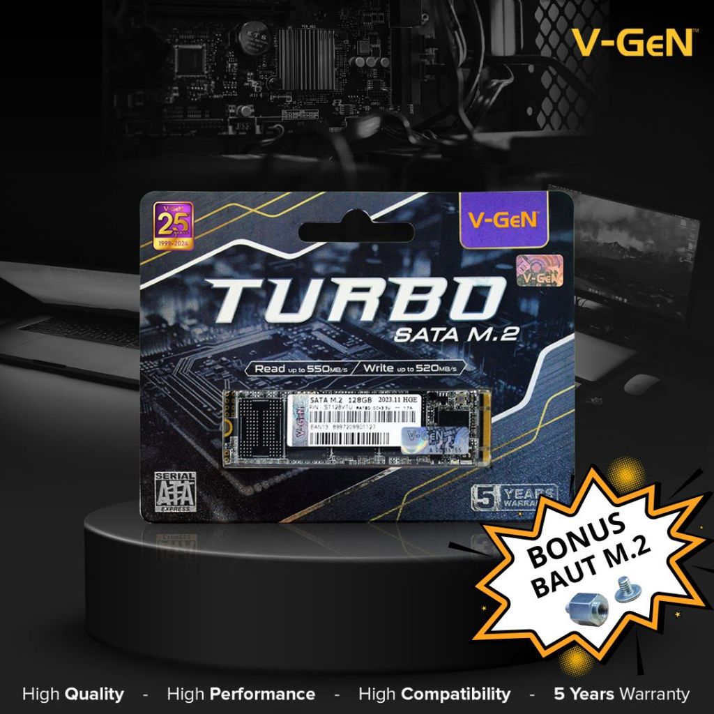 Jual V-GEN SSD SATA 128GB TURBO M2 128 GB VGEN 2280 M2 Solid