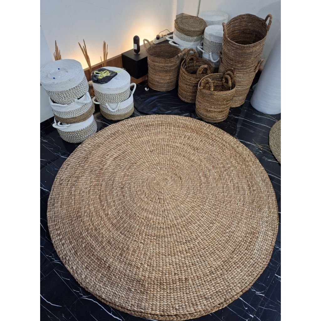 Jual Karpet/Rug Eceng Gondok Diameter 200cm | Shopee Indonesia