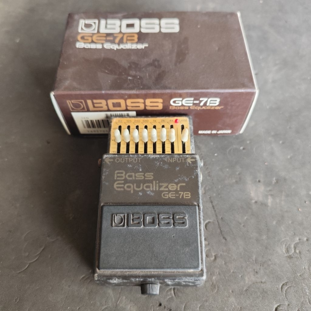 Jual Boss GE 7b Bass Equalizer, Made In Japan, Box Original Japan
