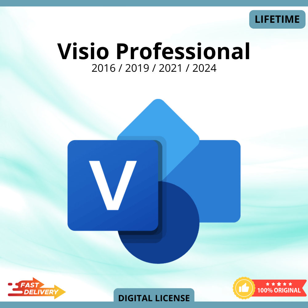 Jual Visio Pro 2024 | 2021 | 2019 | 2016 Original Key Lifetime | Shopee ...