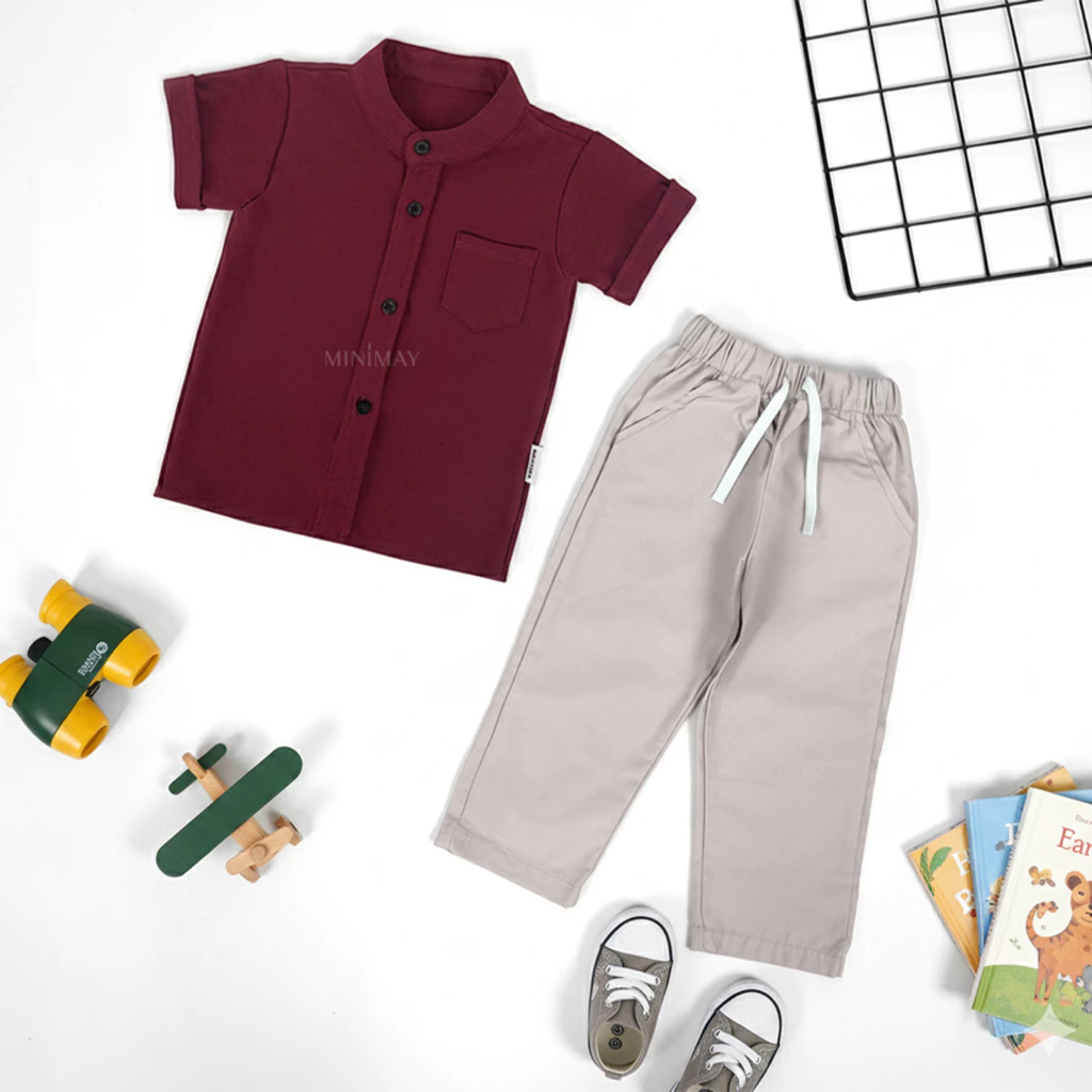 Detail Kemeja Anak Minimay