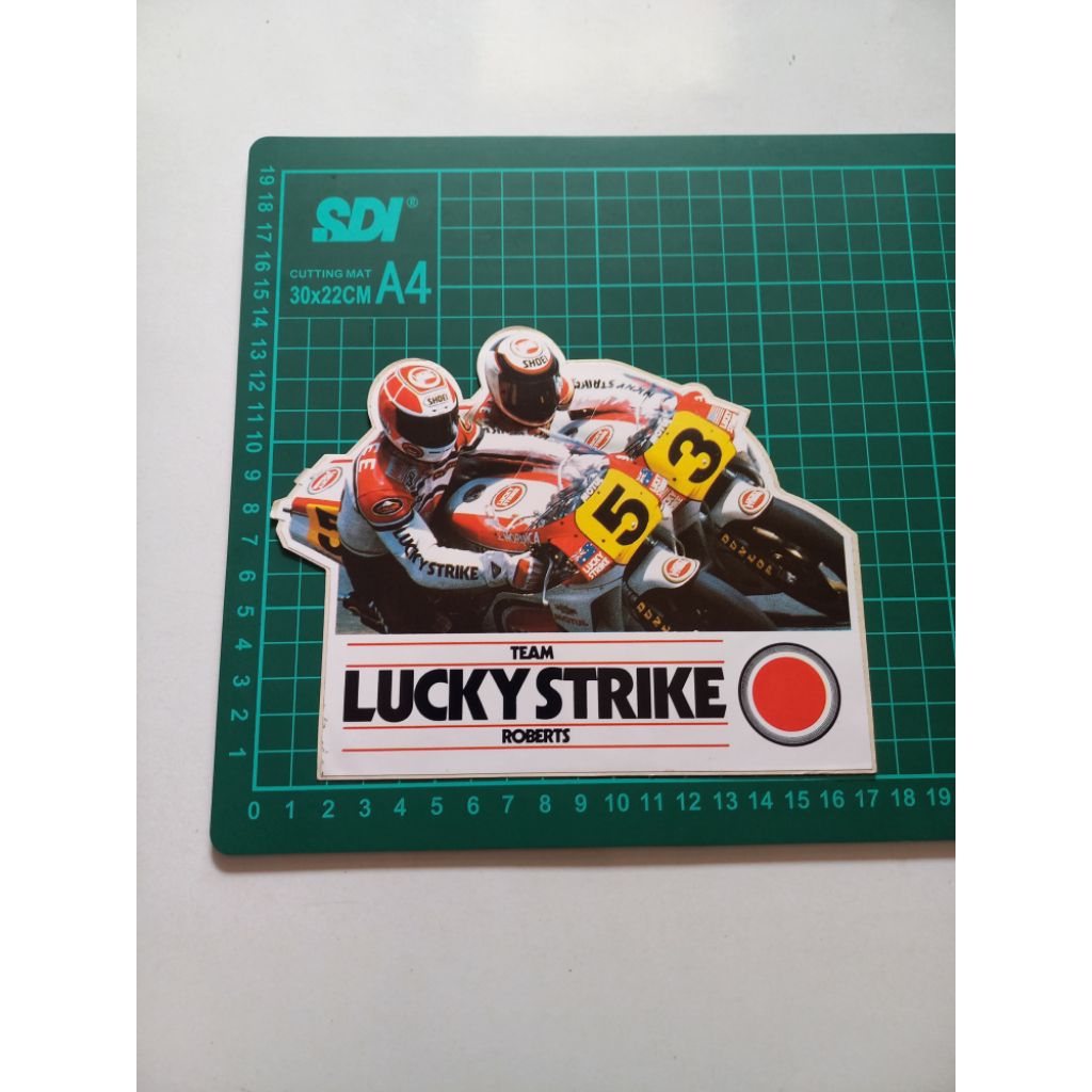 Jual STICKER TEAM LUCKY STRIKE ROBERTS | Shopee Indonesia