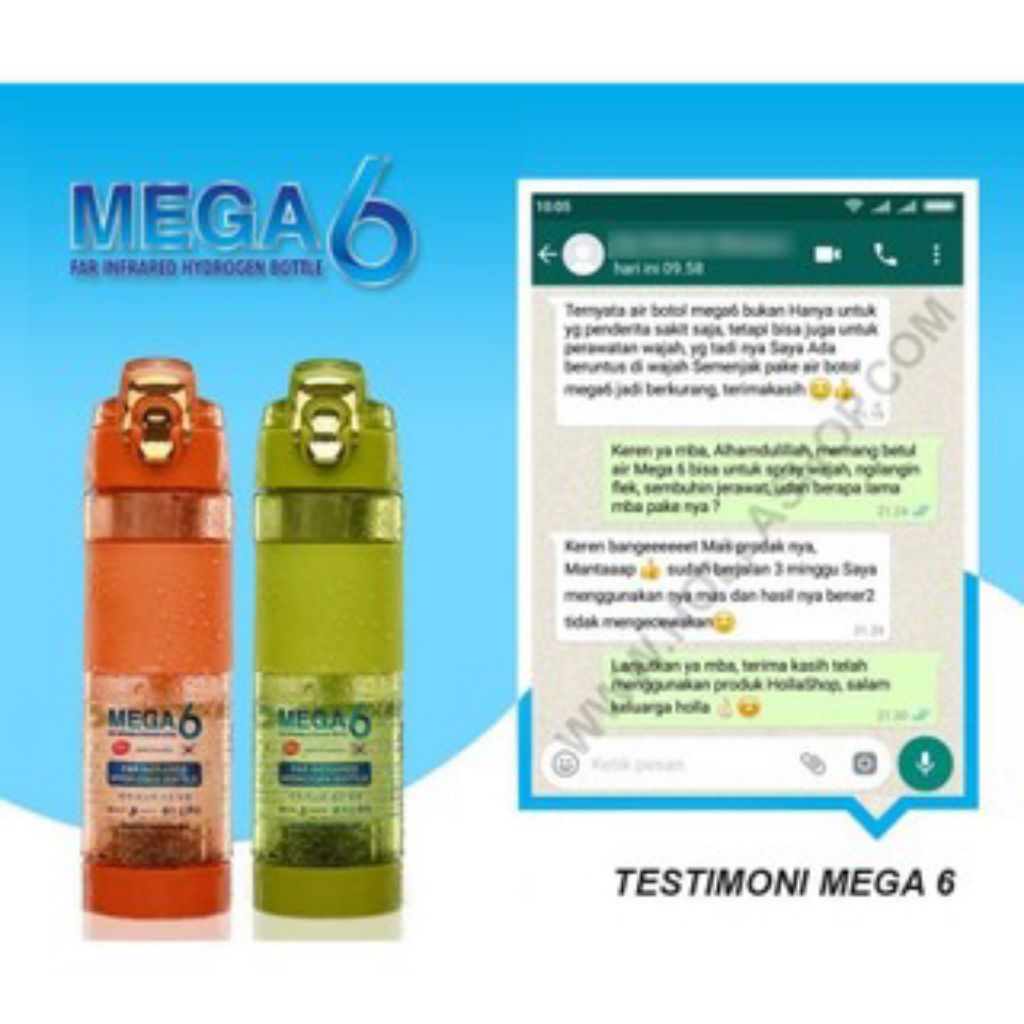 Jual Botol Kesehatan Mega6 Air Alkali | Shopee Indonesia