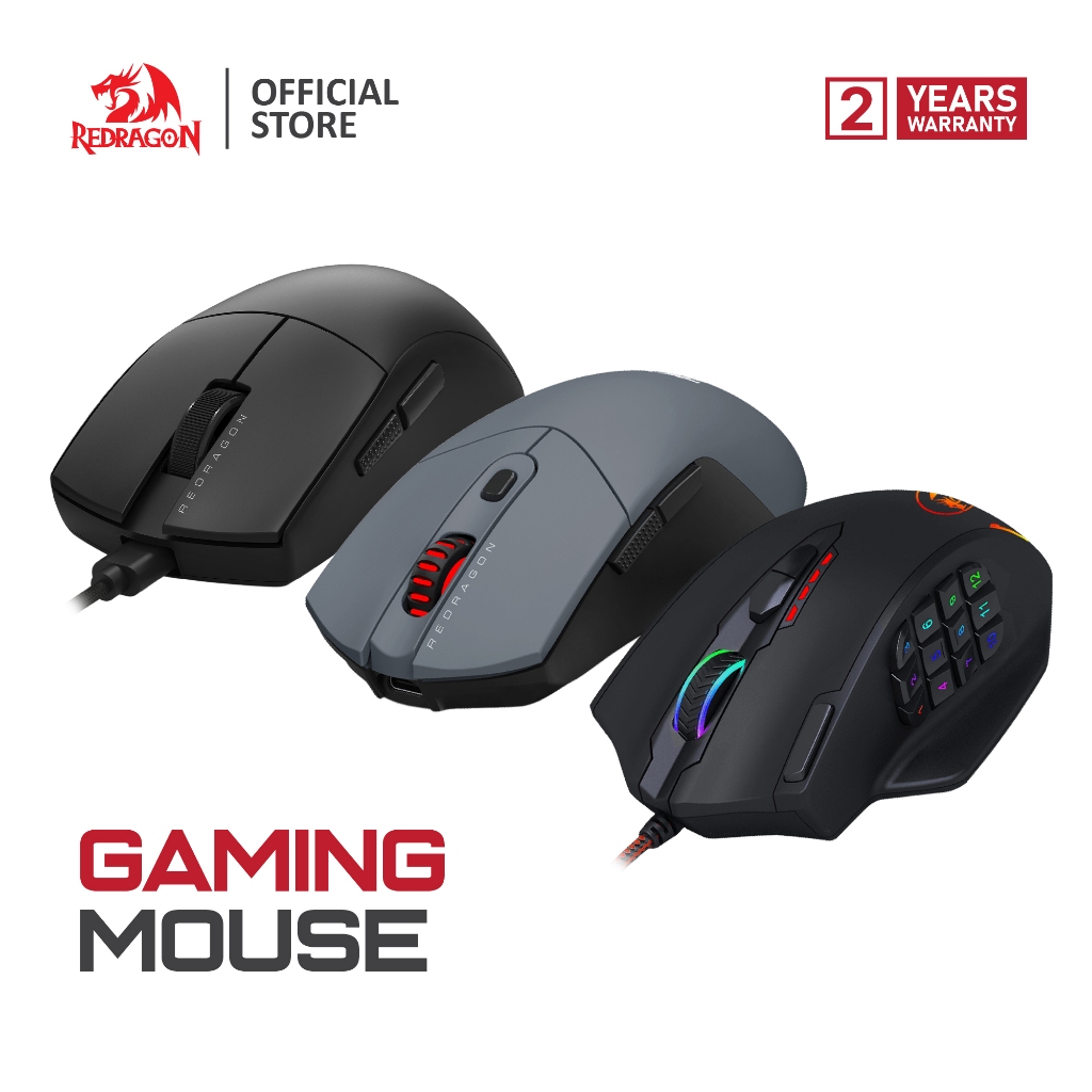 Redragon M913 MAX Mouse da gioco wireless, mouse ottico MMO 26000 DPI con 16 pulsanti programmabili, BT e wireless 2.4G, software supporta associazioni di tasti fai da te