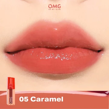 OMG OH MY GLAM Glassy Lip Tint 2g Lip Tint Warna Intense Tahan 12 Jam