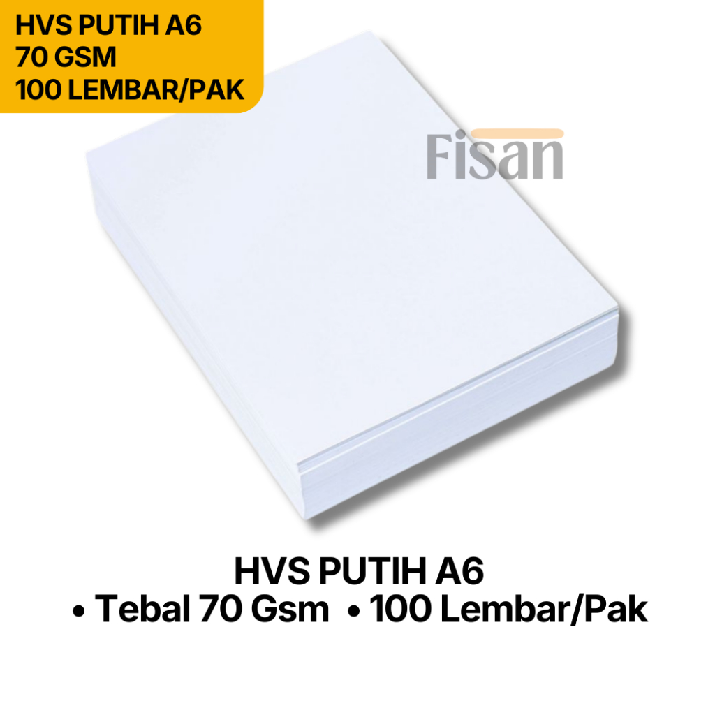 Kertas Hvs Tebal 80–200 gsm A4/F4, Anti Tembus | Shopee