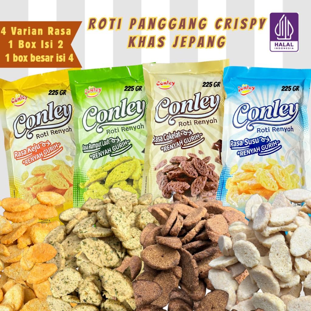 Jual COD Roti Panggang Crispy Halal untuk Anak & Keluarga | Snack ...