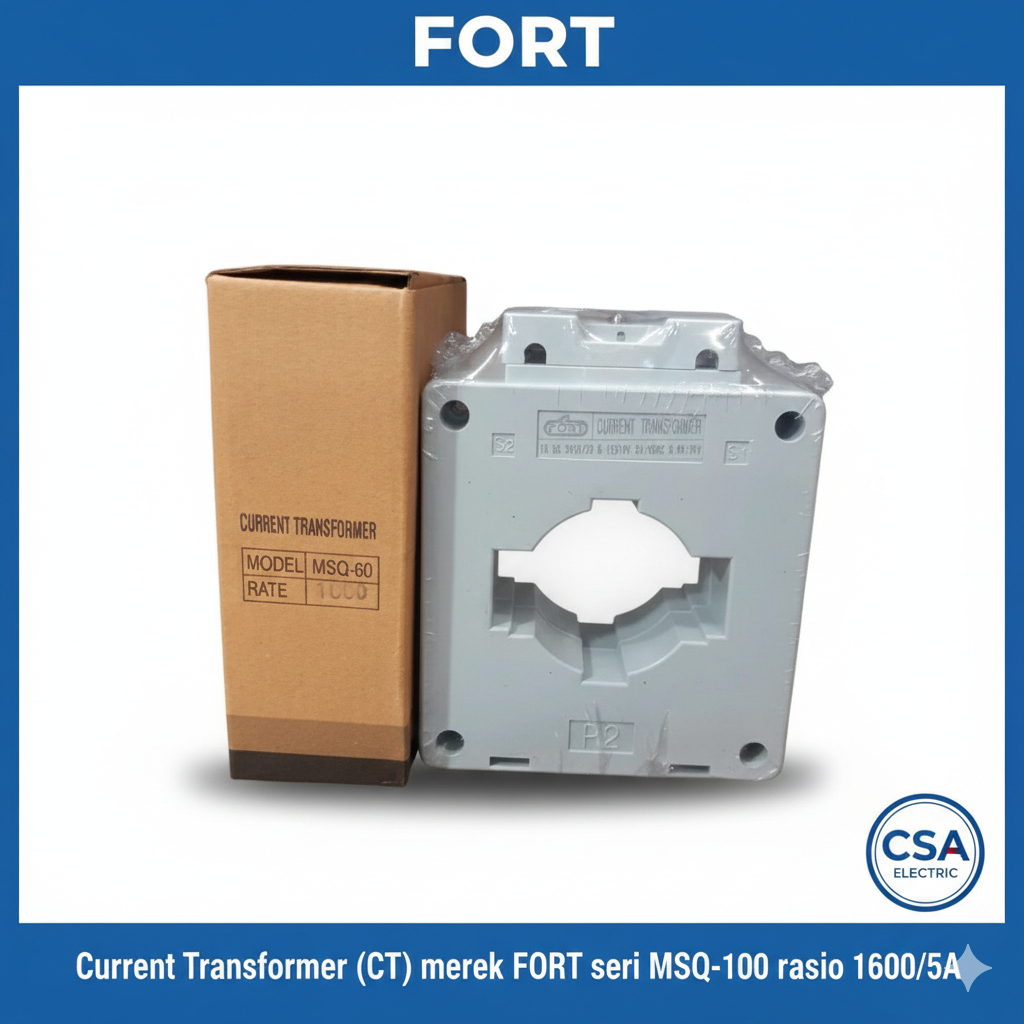 Jual Current Transformer (CT) merek FORT seri MSQ-100 rasio 1600/5A ...