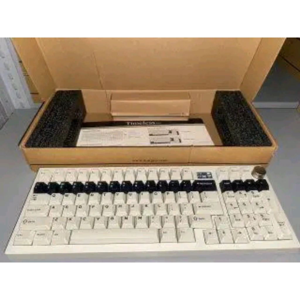 Jual keyboard noir timeless 1800 beige/black tactile/linear | Shopee ...