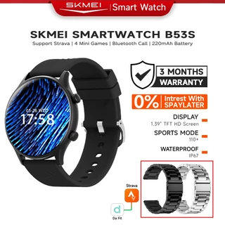 Skmei B53S Smartwatch Support Strava Jam Tangan Pria Smartwatch Wanita Elegan​​ Sport Tracker | Bluetooth 5.0 Jam Tangan Pria | Skmei Smartwatch IP67 Tahan Air |  Pedometer |123 jenis model olahraga |Pemantau Detak Jantung