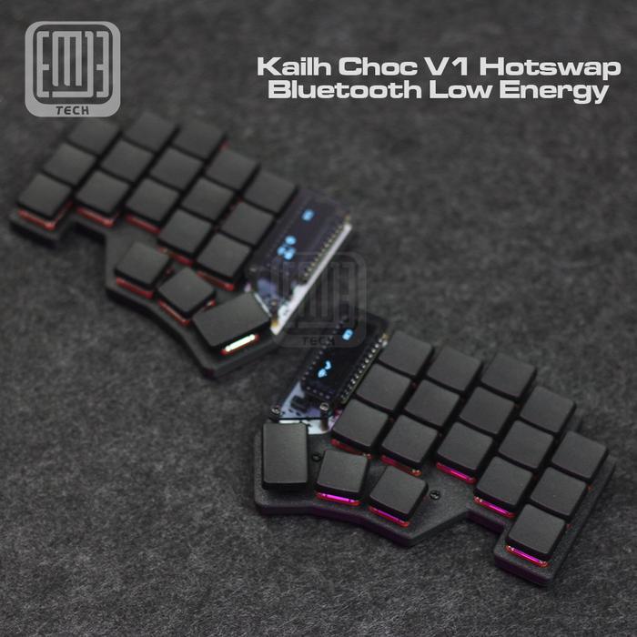 Jual Chocofi Wireless Low Profile Split Mechanical Keyboard Kailh Choc ...