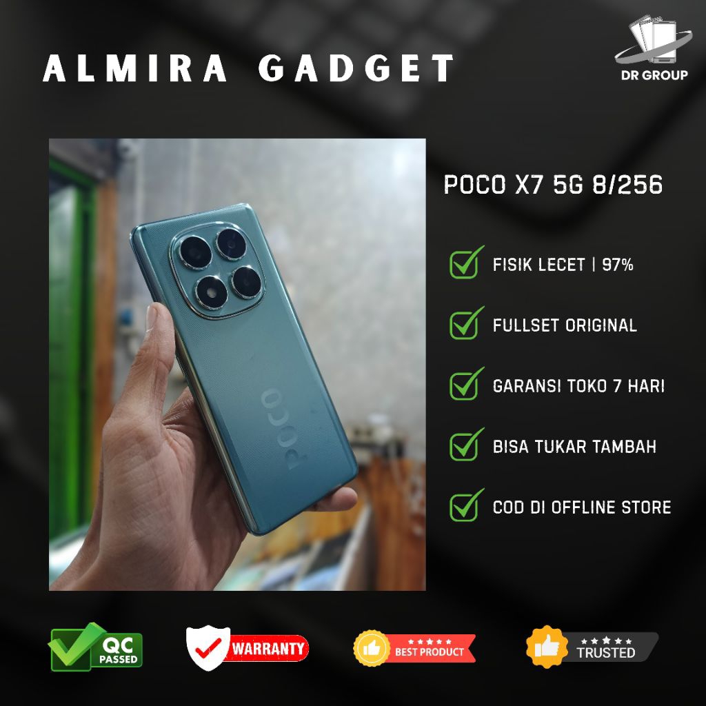 Jual Poco X7 5G | Ram 8Gb Internal server 256Gb | Resmi , Fullset dan ...