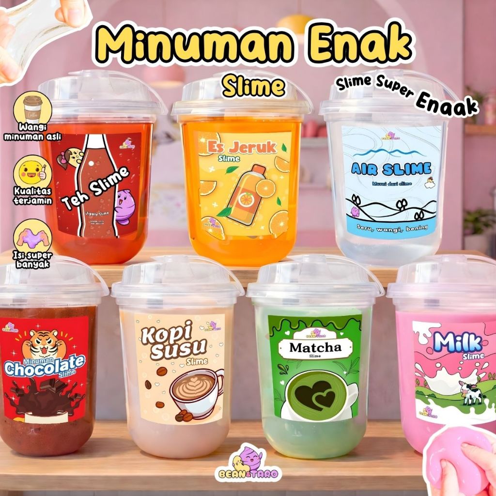 Jual MINUMAN ENAK SLIME BY SLIME BINTARO || TOFU SLIME|| JIGGLY SLIME ...