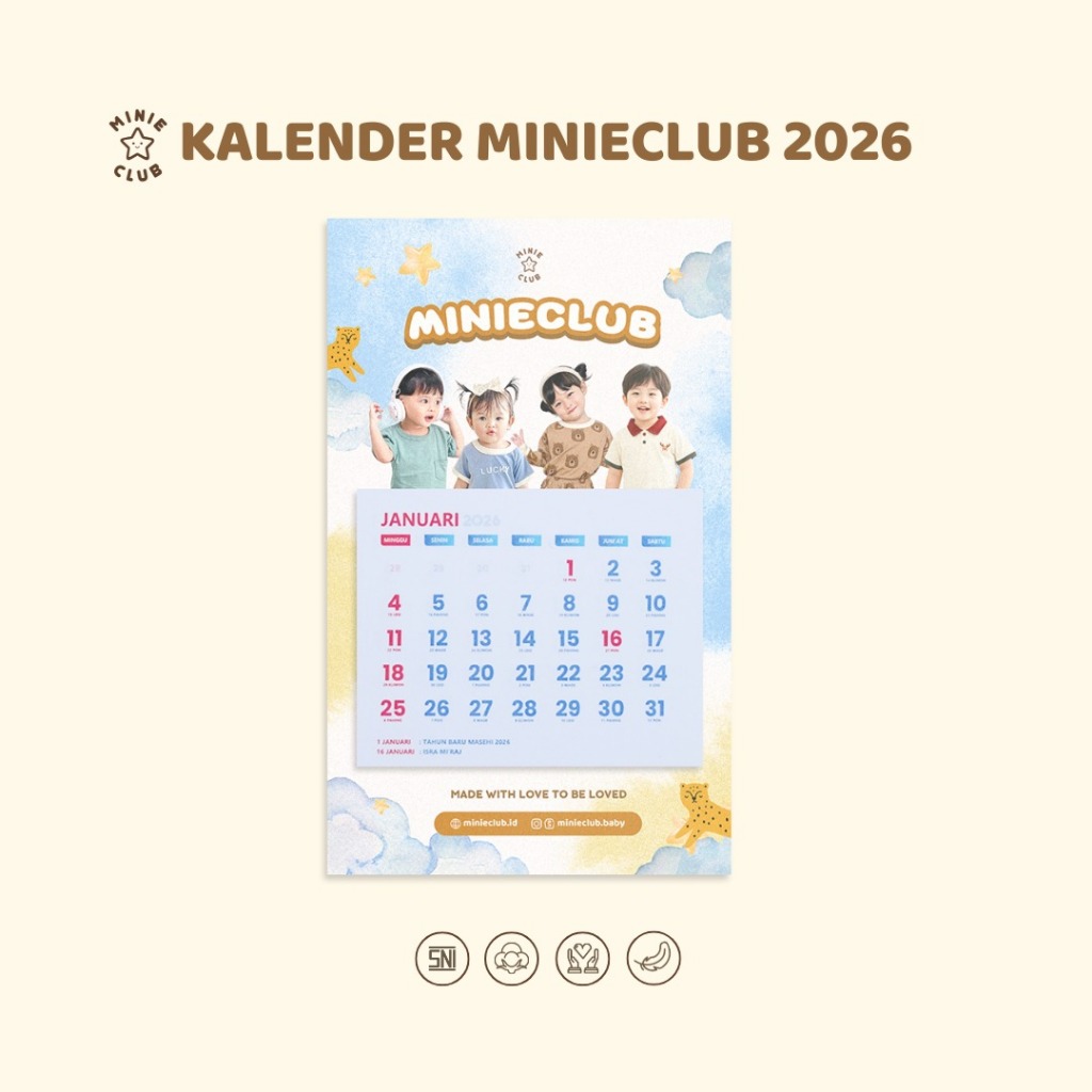 Jual MINIECLUB MINI Kalender 2026 | Shopee Indonesia