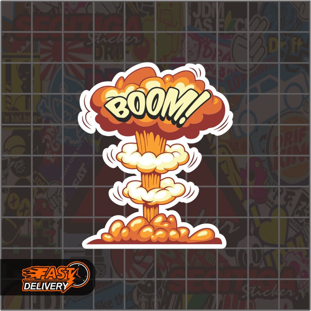 Jual Sticker Boom! Ukuran 5 x 6 Cm | Shopee Indonesia