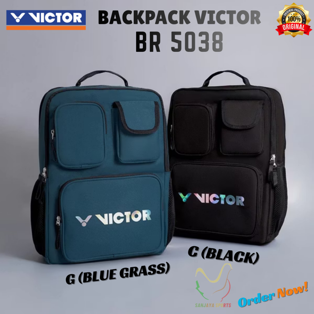 Jual TAS/BACKPACK VICTOR BADMINTON BULUTANGKIS VICTOR BR 5038 BR5038 ...