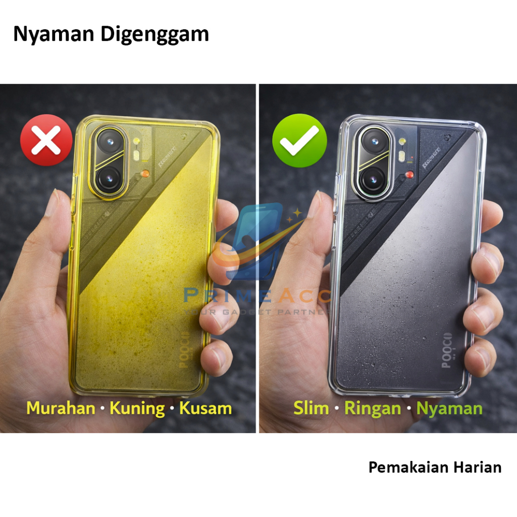 Jual Softcase Crystal Clear 2mm Realme - REALME C1 C2 C3 C11 C12 C15 ...