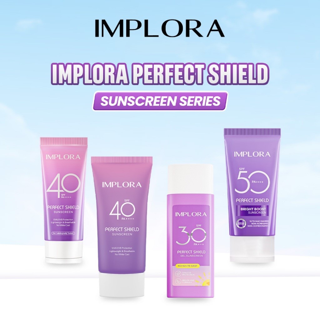 Jual AS Implora Perfect Shield Sunscreen Series || SPF 40 PA+++/ 30PA ...