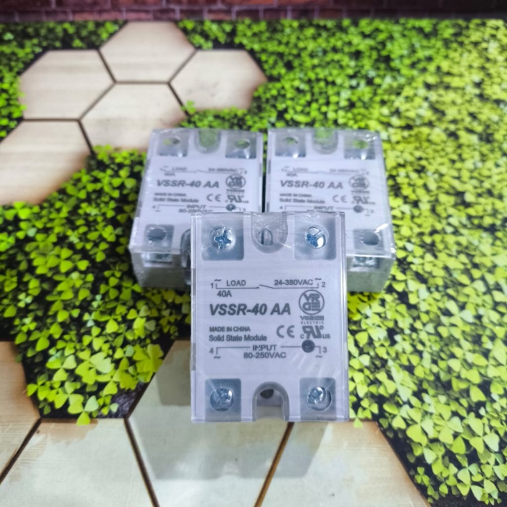 Jual Solid State Relay VORGE VSSR-40AA SSR-40A AC-AC 1P 1PHASE GARANSI ...