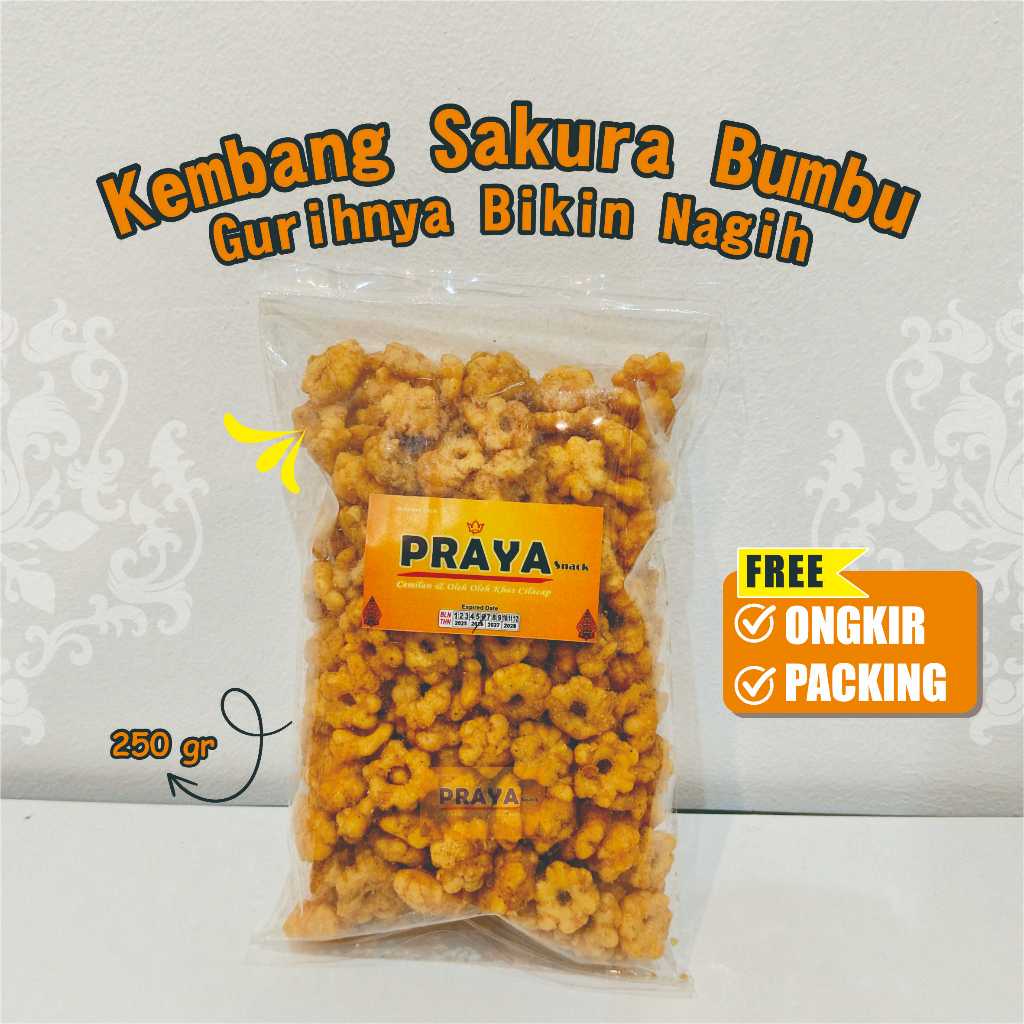 Jual Pang pang Sakura Ribut Renyah Cemilan Jadul Pang Bumbu 250 Gr ...