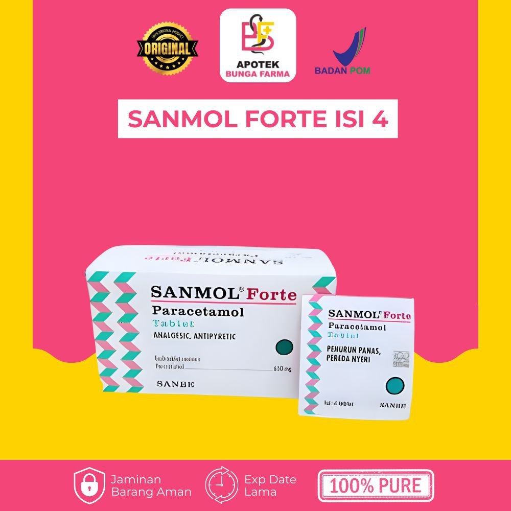 Jual Sanmol Forte Tablet Terlengkap & Harga Terbaru Juli 2026 | Shopee ...