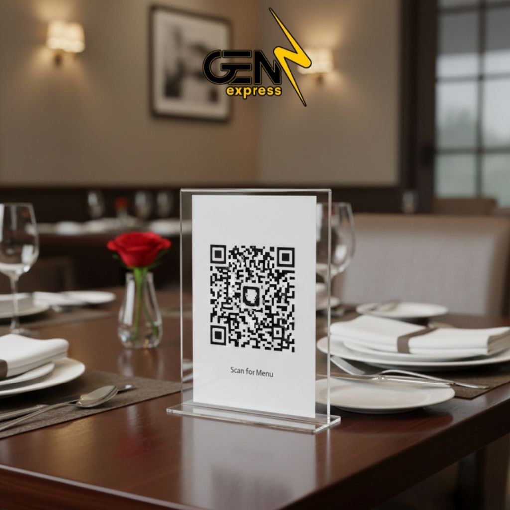 Jual Tendcard Acrylic A5 Bening Standing Display Meja Menu Promo Price ...