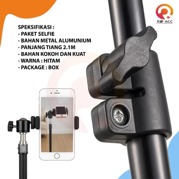 Nanvan Tripod Tripot 2.1M Phone Stand Holder Hp Action Camera