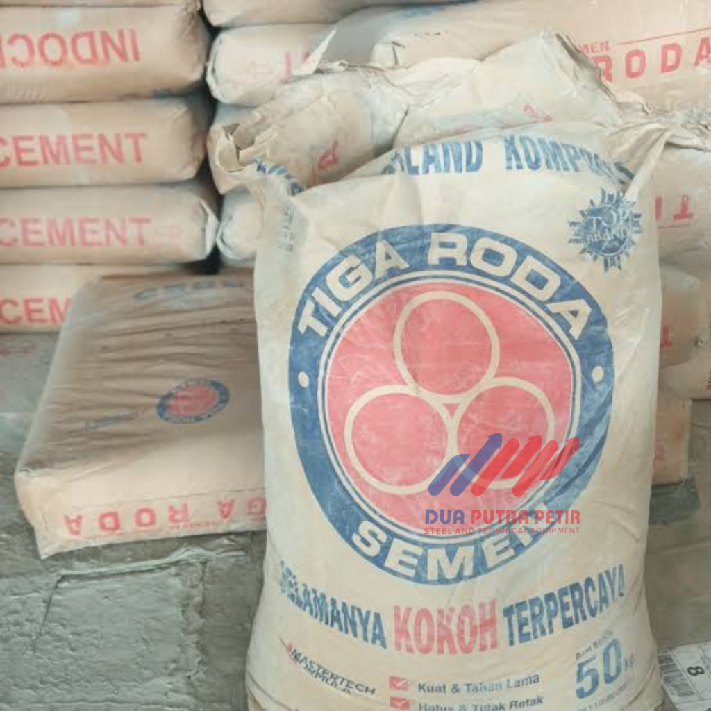 Jual Semen Tiga Roda 40 Kg Material Bangunan dan Besi Baja Termurah ...