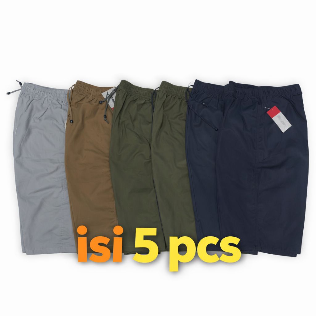 Jual CELANA PENDEK PRIA PAKET 4 PCS WARNA RANDOM BAHAN NYAMAN ADEM ...