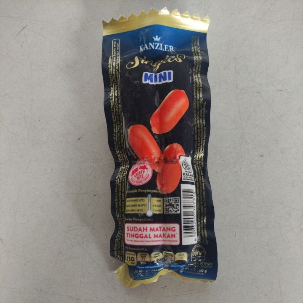 Jual KANZLER Singles Sosis Mini Original Ready To Eat 60g | Shopee ...