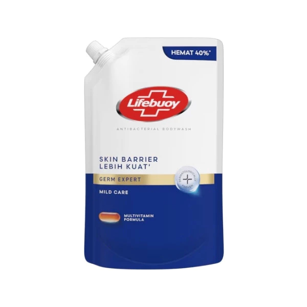 LIFEBUOY SABUN CAIR MILD CARE, TOTAL 10, LEMON FRESH REFILL  - 800ML