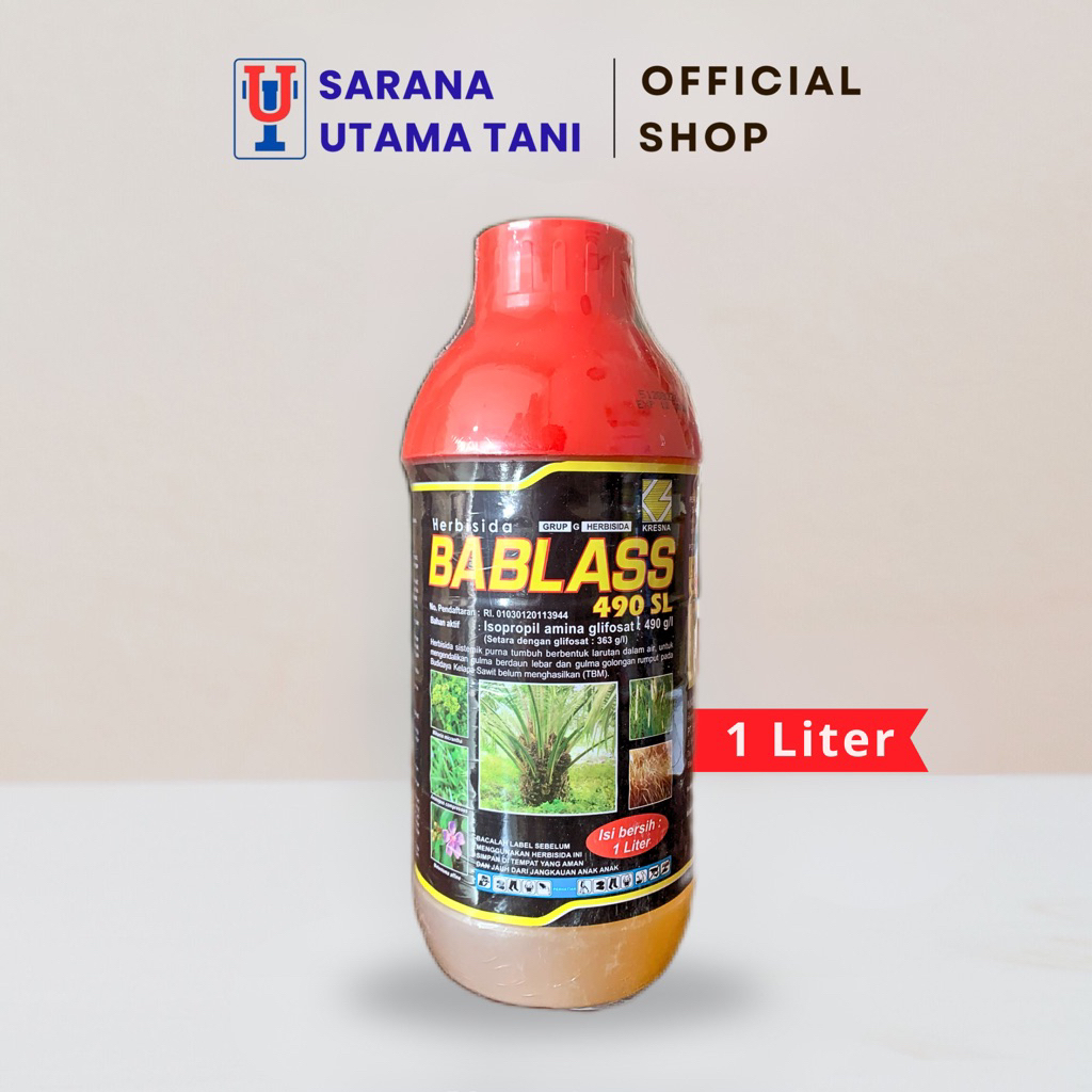 Jual RACUN RUMPUT BABLASS 490 SL HERBISIDA SISTEMIK PURNA TUMBUH - 1 L ...