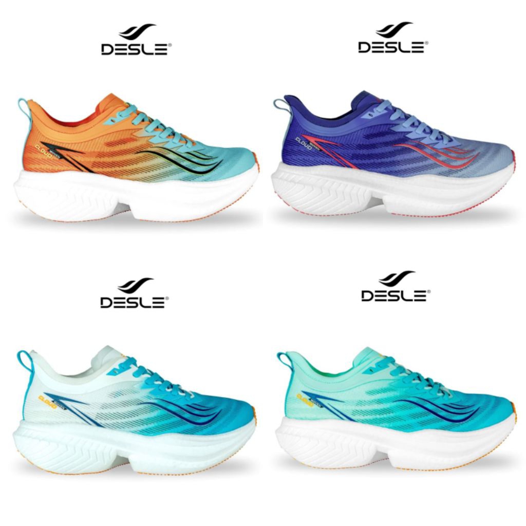 Jual Desle Sepatu lari /Running original Montreal – BIRU MUDA BIRU ...